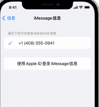 中方apple维修iPhone上无法正常发送iMessage信息 