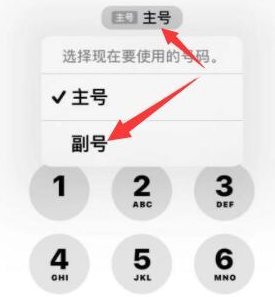 中方苹果14维修店分享iPhone 14 Pro Max使用副卡打电话的方法 