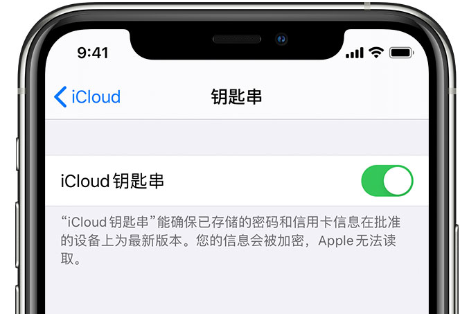 中方苹果手机维修分享在 iPhone 上开启 iCloud 钥匙串之后会储存哪些信息 