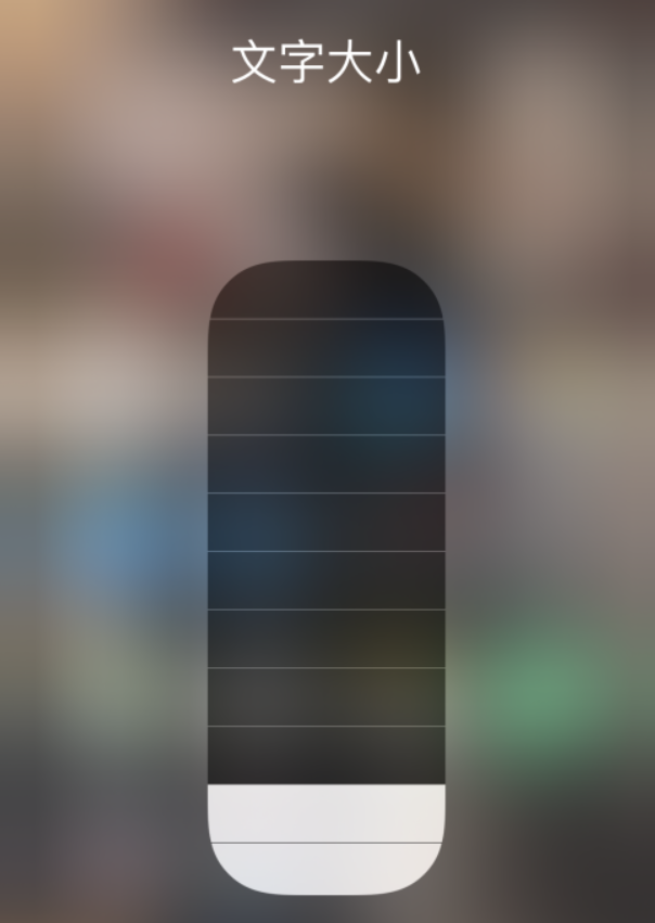 中方苹果手机维修分享小技巧：在 iPhone 控制中心快速调节字体大小 